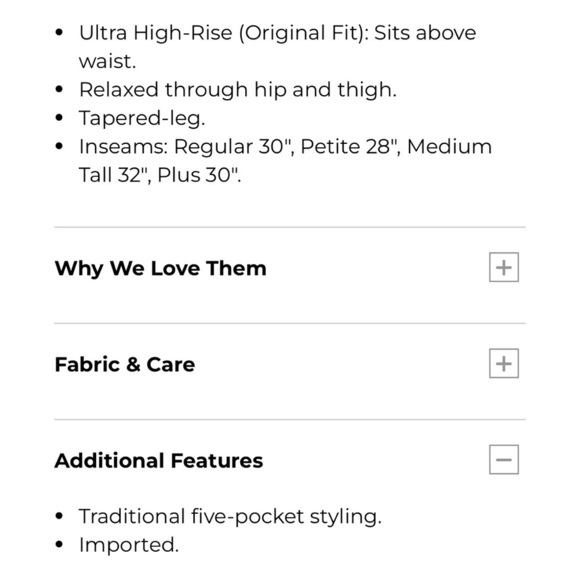 L.L. Bean Double L Womens Jeans Ultra High-Rise Straight Leg size 22W stonewash - Picture 12 of 12